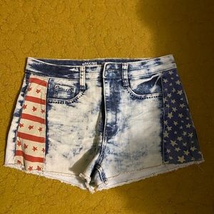 American flag shorts